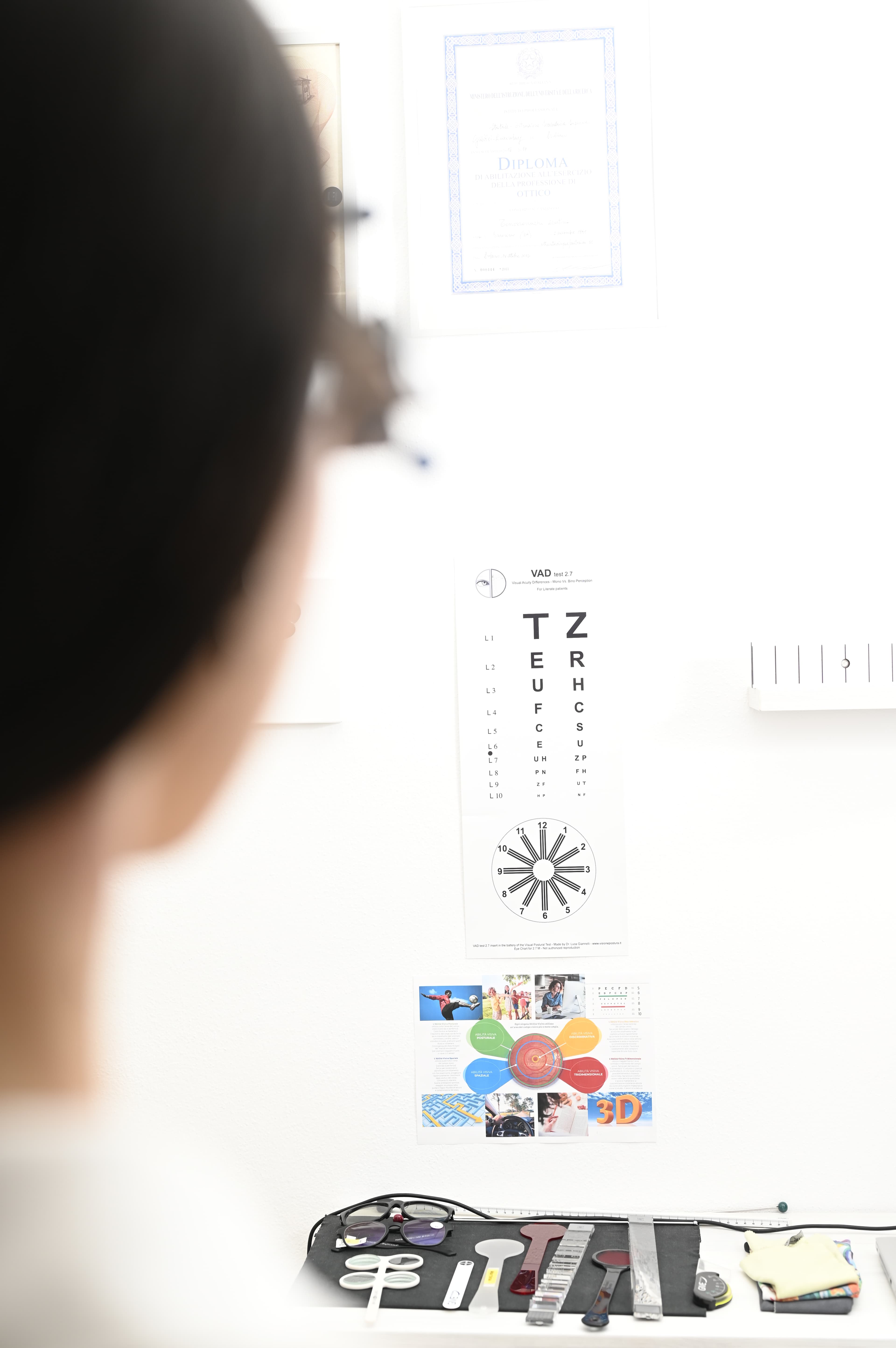 Valutazione delle interazioni tra postura e visione